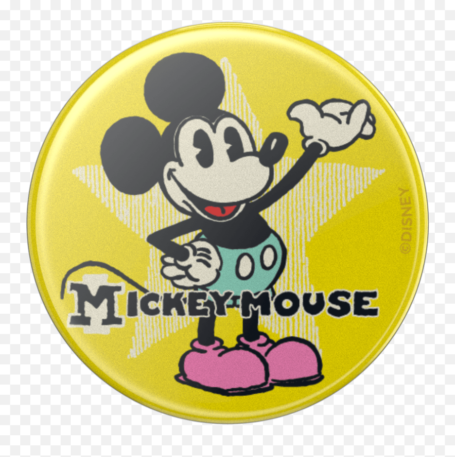 Star Mouse Gloss Popgrip Popsockets Official - Happy Png,Mickey Mouse Facebook Icon
