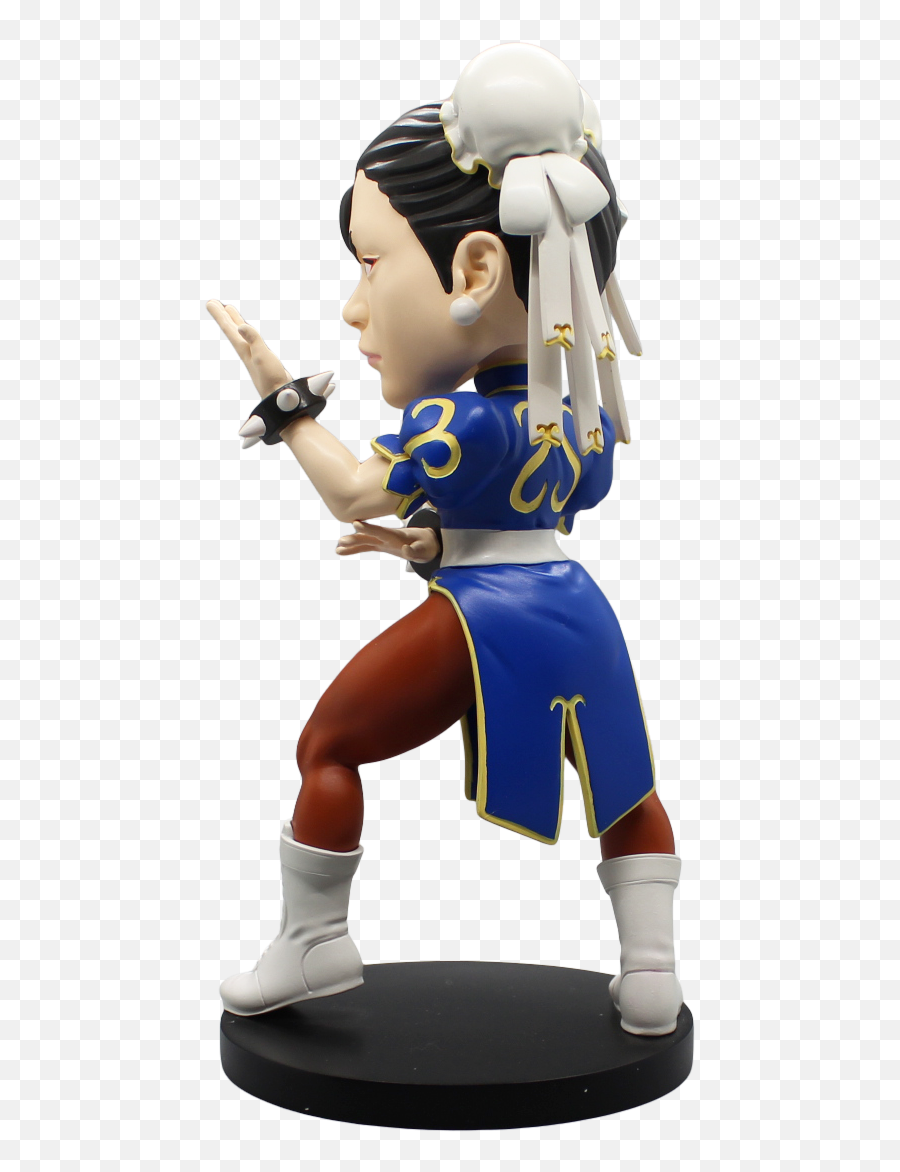 Street Fighter Chun - Li Polystone Bobblehead Icon Heroes Fictional Character Png,Mlp Icon Base