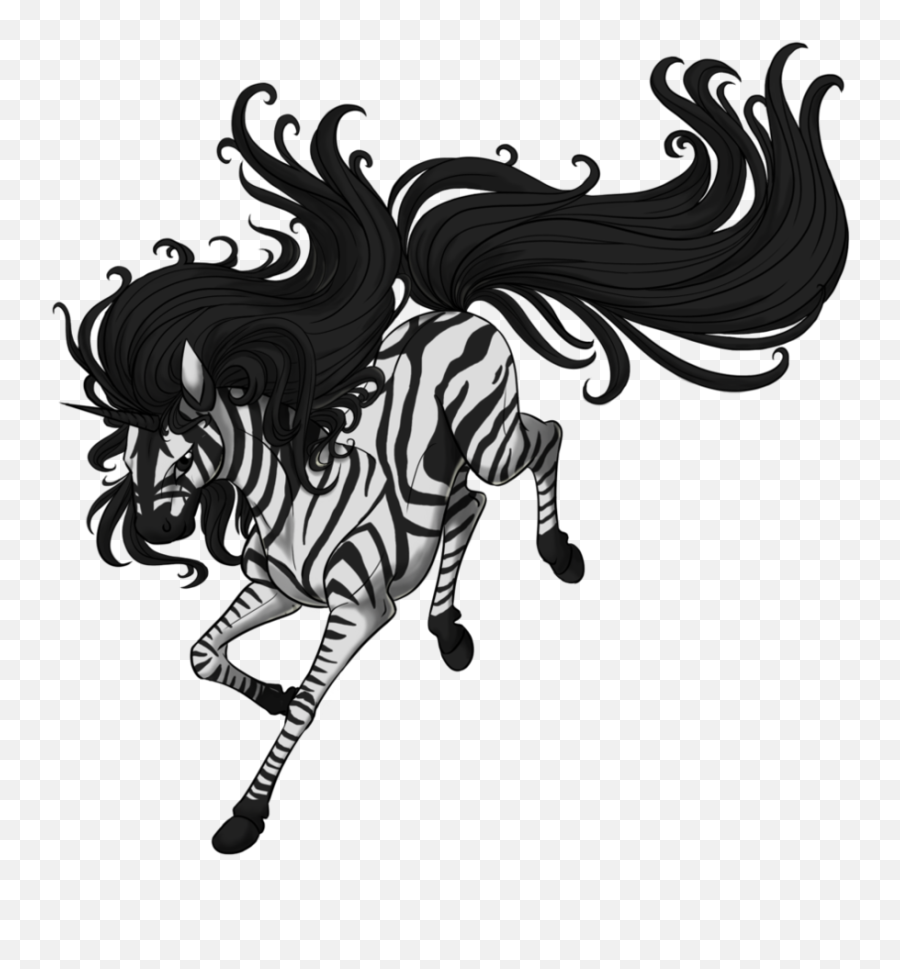 Download Unicorn Clipart Zebra - Unicorn Tail Watercolor Kiwi Unicorn Png,Unicorn Clipart Png