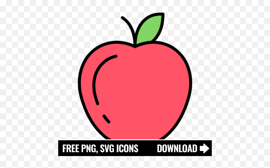Free Apple Icon Symbol Png Svg Download - Fitness Icon,Red Apple Icon