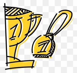 Winning Trophy Victory Cup - Vector Image Drawing png