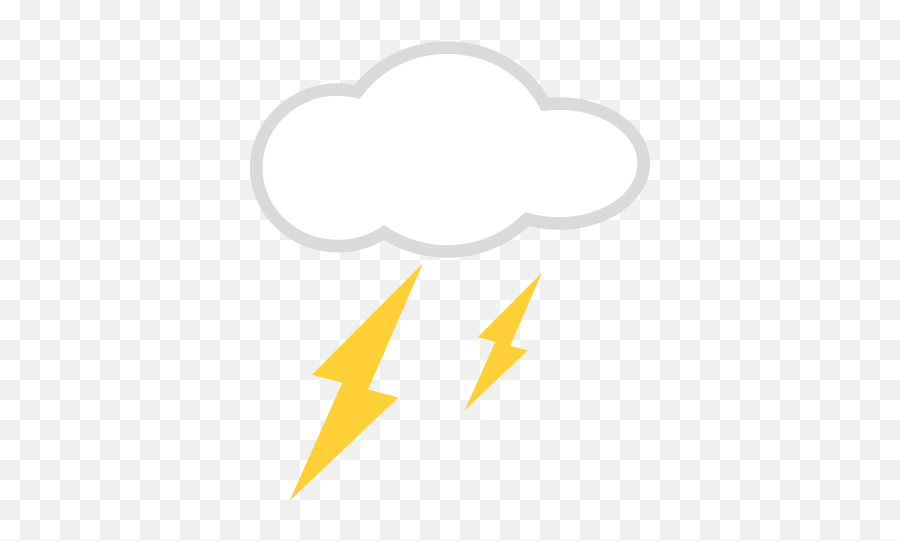 Cloud With Lightning Emoji For Facebook Email U0026 Sms Id - Animated Clouds With Lightning Png,Cloud Emoji Png