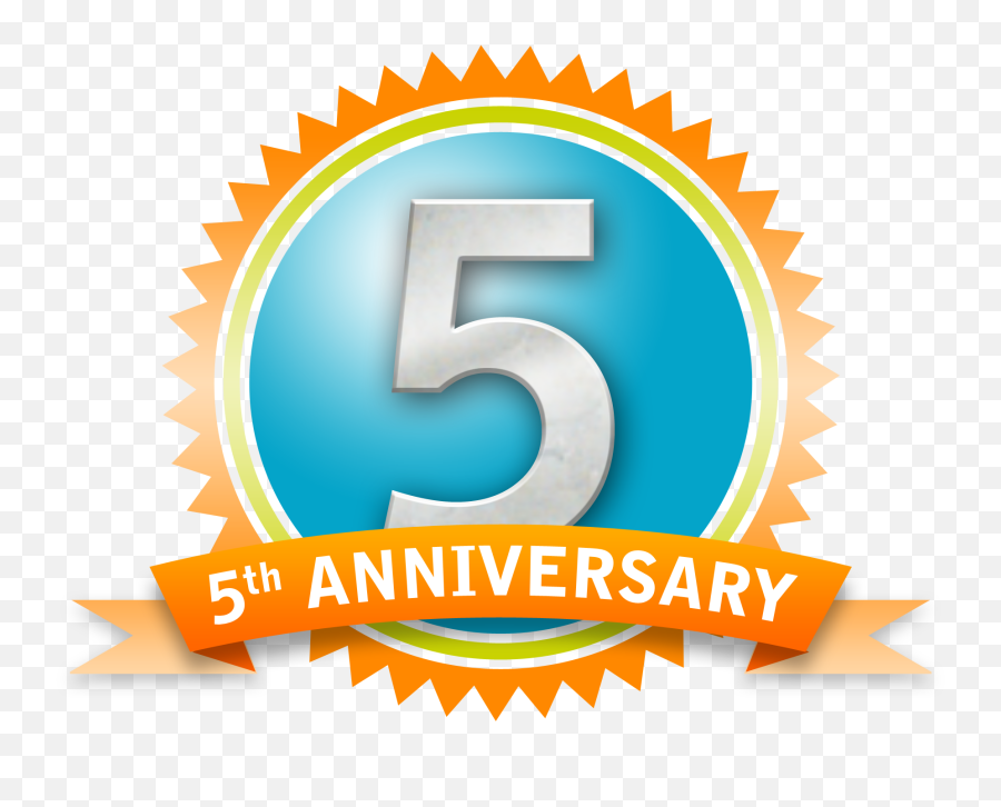 Library Of Happy Anniversary Graphic Free Stock Png - 5 Years Anniversary Transparent,Anniversary Png