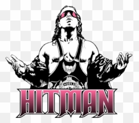 Bret Hart Wwe Wrestler Wallpapers - The Hitman Logo png