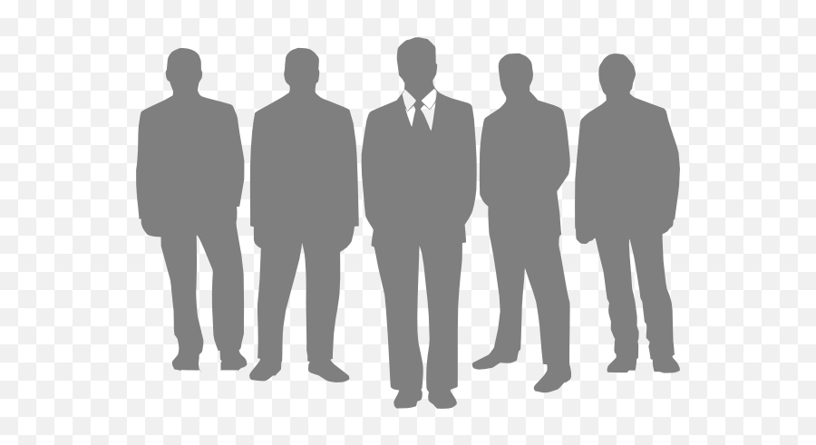 Small Group Of People Silhouette Clipart Station - People Silhouette Grey Png,People Silhouette Png
