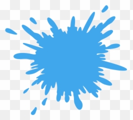 Splatter Clipart Colored Water - Splash Png 600x540 Vector