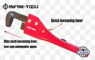 Stillson - Type Pipe Wrench With Adjustable Head Lever Png,Pipe Wrench Png