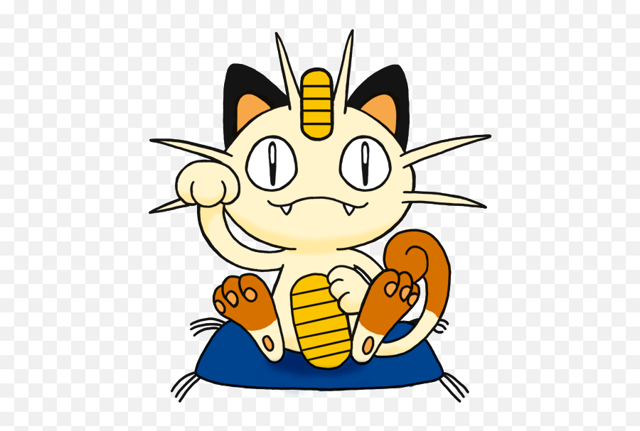 Lucky Cat Meowth - Con Mèo Trong Pokemon Png,Meowth Png