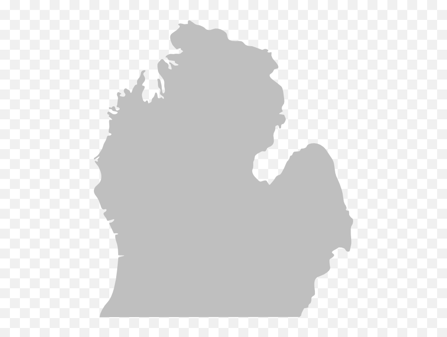 Michigan Lower Peninsula Outline Vector - State Of Michigan Lower Peninsula Png,Michigan Outline Png