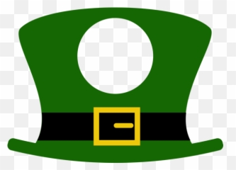 Download Hd Leprechaun Hat Monogram - Clip Art Png,Leprechaun Hat Png