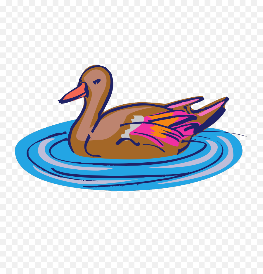 Download Clip Art Duck Swimming Hd Png - Swimming Duck In Png,Swimming Clipart Png