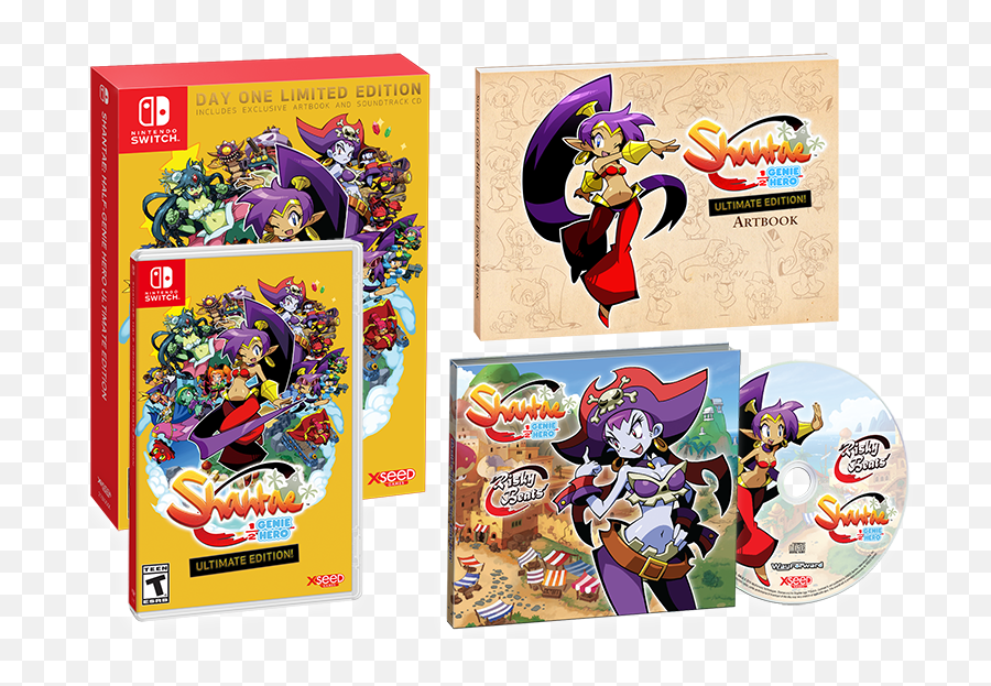 Shantae Half - Genie Hero Ultimate Day One Edition Shantae Half Genie Hero For The Switch Png,Shantae Png