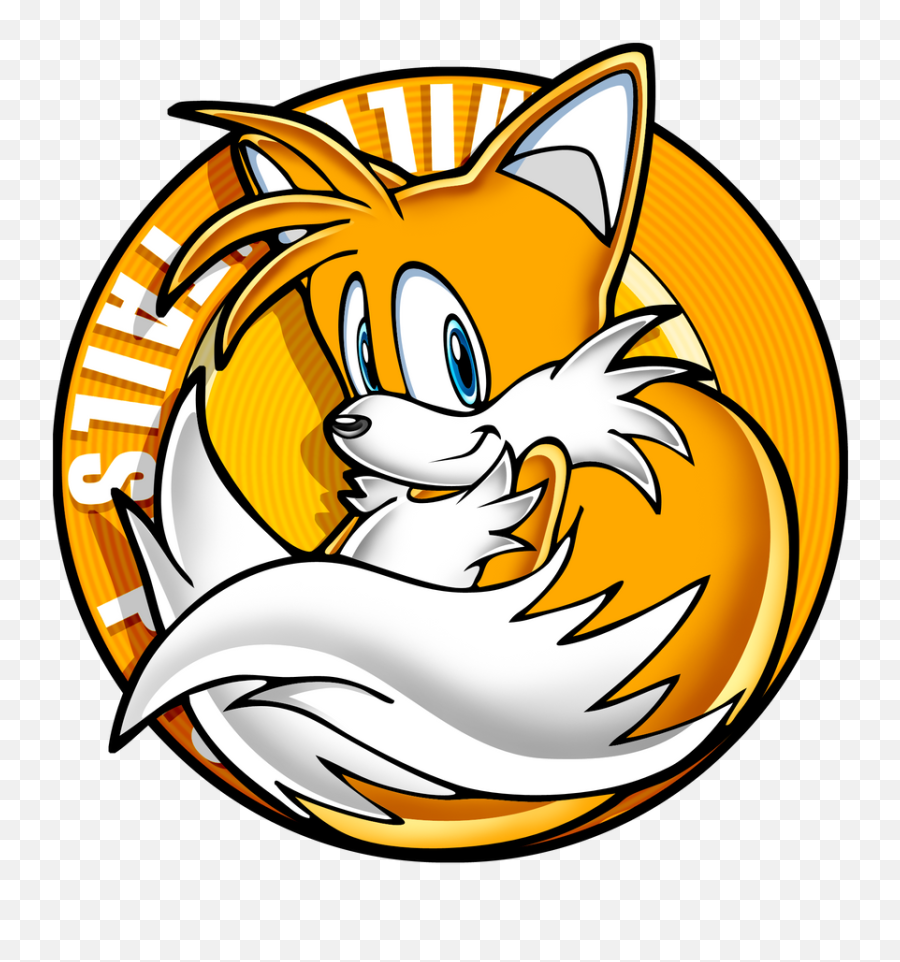 Milestailsprower Tails Sticker - Miles Tails Prower Logo Png,Sonic And Tails Logo