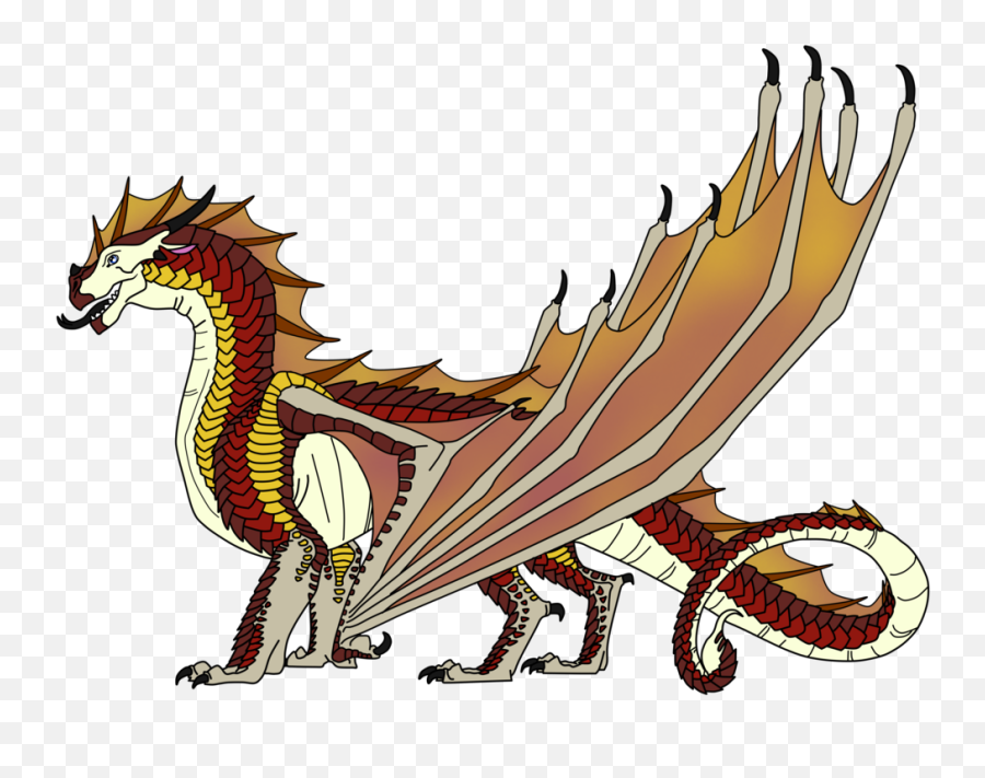Clip Art Dragon Hybrid Name Wings Of Fire Legendary - Wings Hybrid Wings Of Fire Dragons Png,Fire Wings Png