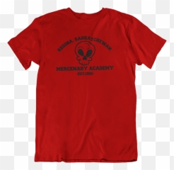 Deadpool - Regina Saskatchewan Mercenary Academy Unisex Short Sleeve Tshirt Sage Crystals And Trap Music Png,Deadpool Logo Wallpaper
