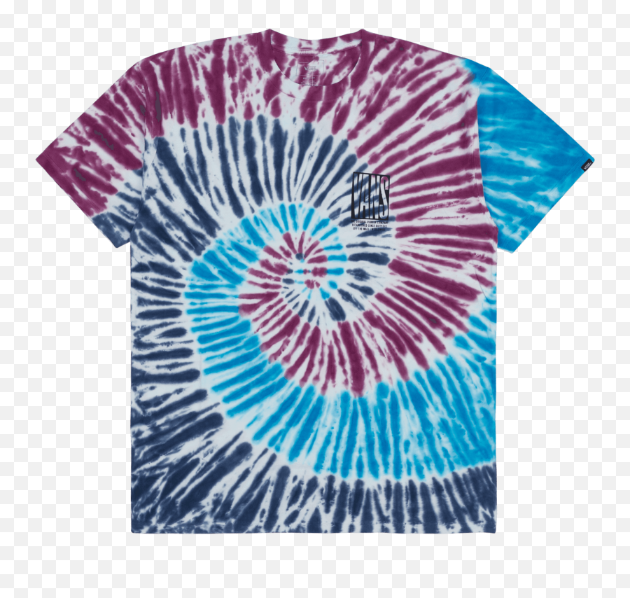 Vans Blocked In Tie Dye T - Shirt Shortsleeve Tshirts For Short Sleeve Png,Tie Dye Png