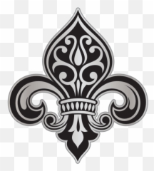 Printed Vinyl Fleur De Lis Lily Lotus Flower Religion Royal Png