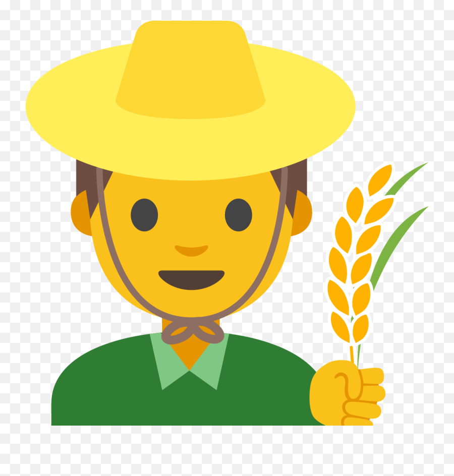 Fileemoji U1f468 200d 1f33esvg - Wikimedia Commons Farmer Cartoon Emoji Png,Sun Emoji Png