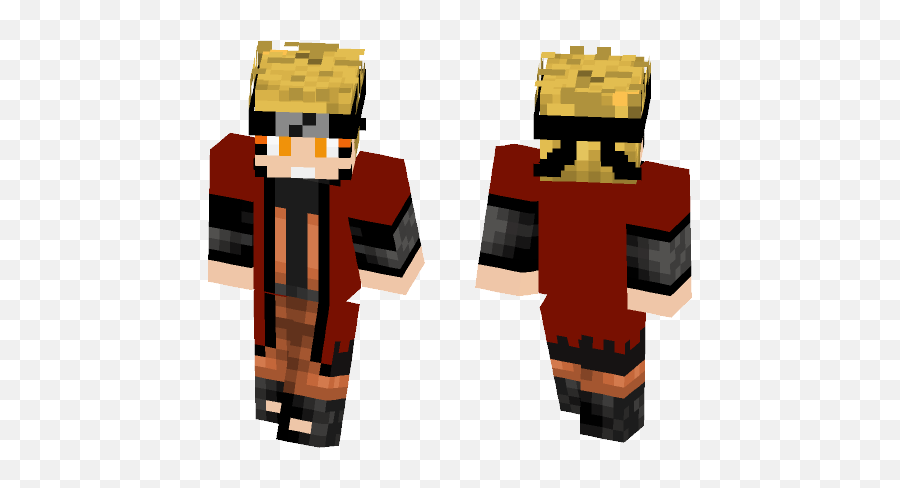 Download Naruto Hokage Minecraft Skin For Free - Minecraft Saw Skin Png,Naruto Hokage Png