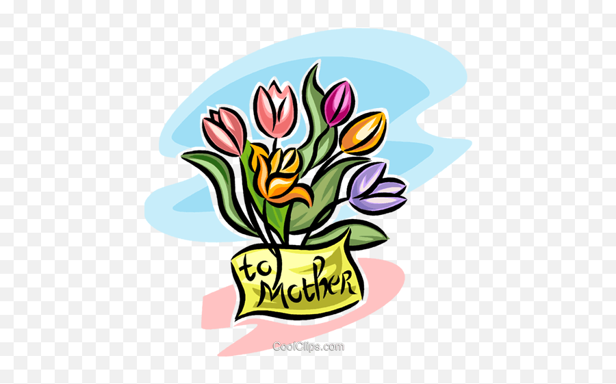 Flores Para El Día De La Madre Libres Derechos - Day Clip Art Png,Feliz Dia De Las Madres Png