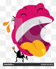 Laughing Man Wall Sticker - Illustration png