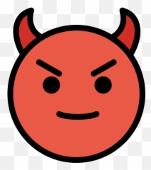 Angry Face With Horns Vector Svg Icon - PNG Repo Free Icons Emoji Render
