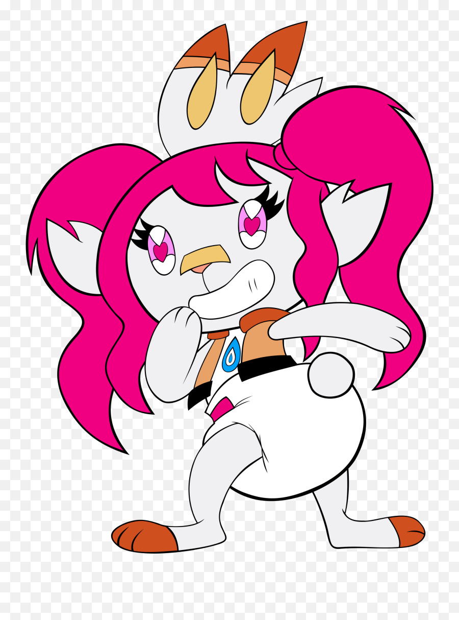 Asuka Scorbunny Diapered 04 By Paddedmaomao - Fur Affinity Asuka Scorbunny Diaper Png,Asuka Transparent