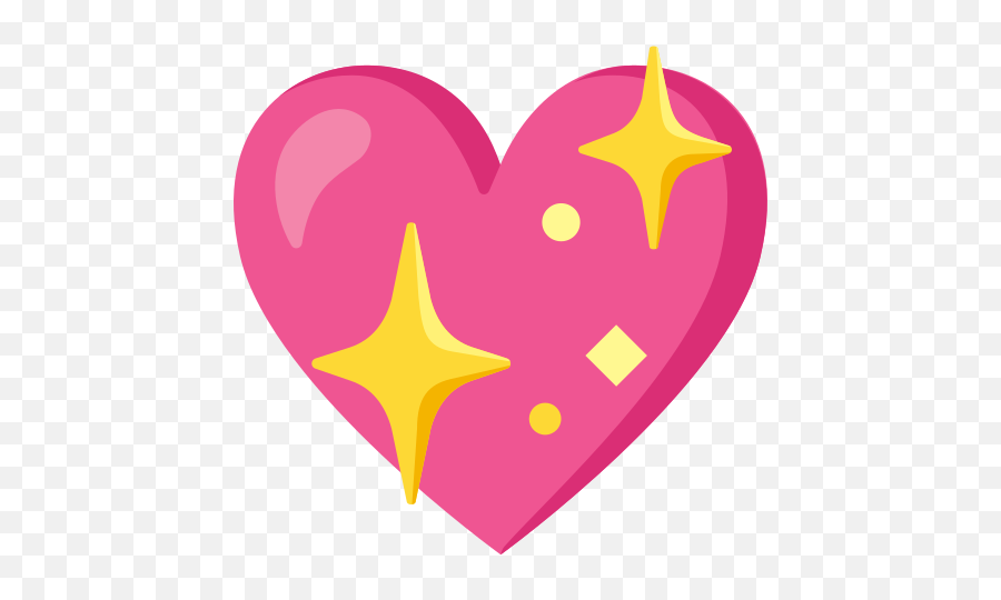 Sparkling Heart Emoji - Sparkle Heart Emoji Png,Transparent Sparkle Emoji