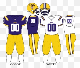 Lsu Tigers Football - Lsu Football Home Uniforms Png,Lsu Logo Png