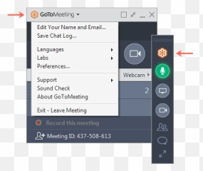 Gotomeeting Attendee Guide For Windows - Support Exit Gotomeeting png