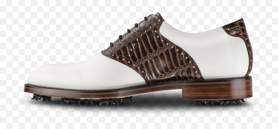 Plain Toe Saddle - Round Toe Png,Footjoy Mens Icon Saddle Golf Shoe Closeouts