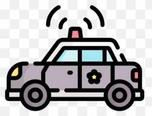 Police Car Free Vector Icons Designed By Freepik - Automotive Decal png