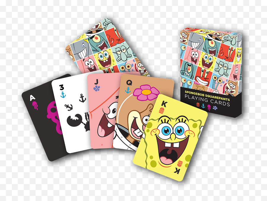 Spongebob Squarepants Playing Card Deck U2013 - Playing Card Png,Deck Of Cards Icon