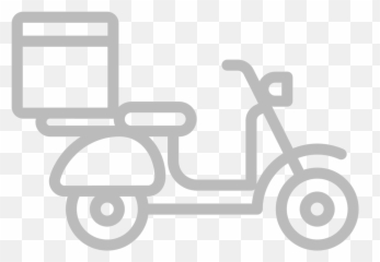 Icono Comida Png - Domicilios De Comida Motorcycle Scooter Delivery Icon