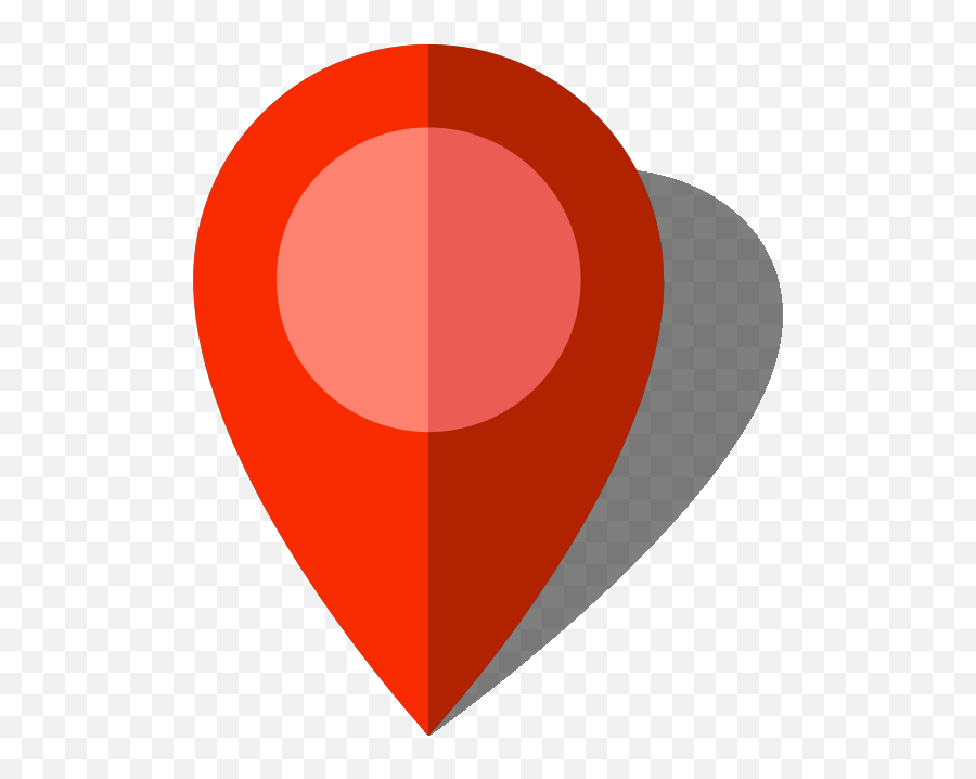 Simple Location Map Pin Icon10 Red Free Vector Data Svg - Pin Location Icon Vector Png,Map Pin Icon Free