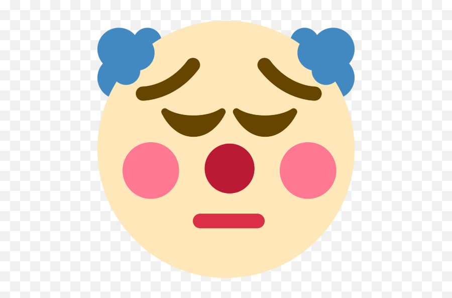Clownpensive - Discord Clown Emoji Png,Pensive Emoji Transparent