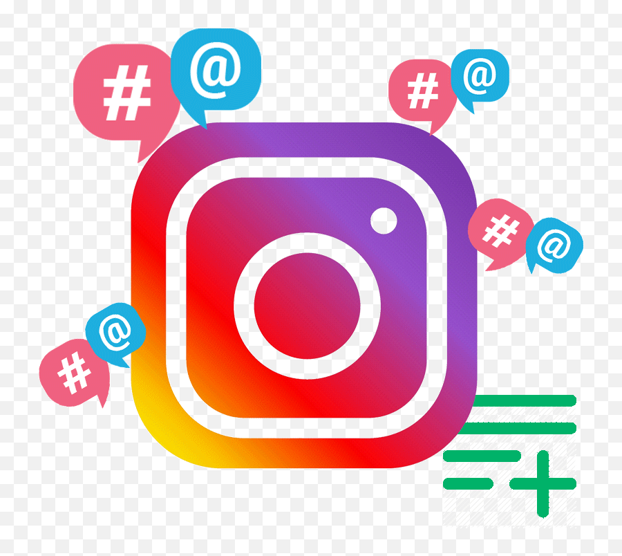 Hashtag Instagram Icon Png - Transparent Instagram Icon For Free Logo Instagram Background Png,Instagram Icon Render