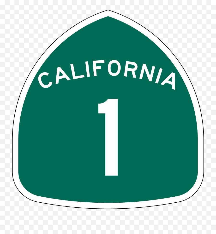 Filecalifornia 1svg - Wikimedia Commons California Highway 1 Sign Png,California Icon Png
