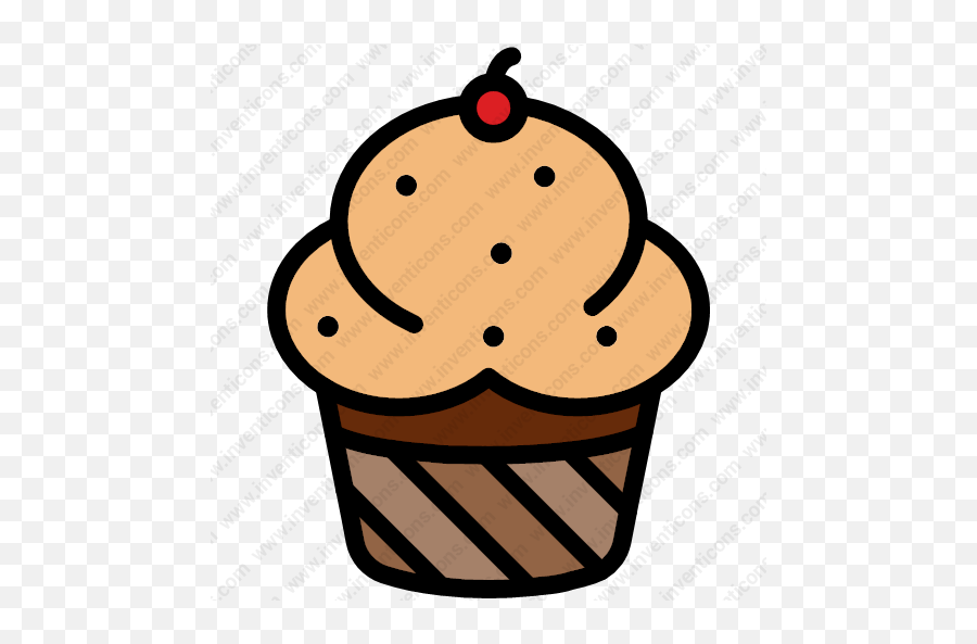 Download Cupcake Vector Icon Inventicons - Baking Cup Png,Gfx Icon