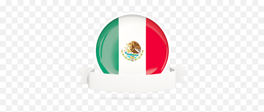 Flag With Empty Ribbon - Coat Of Arms Of Mexico Png,Mexican Flag Transparent