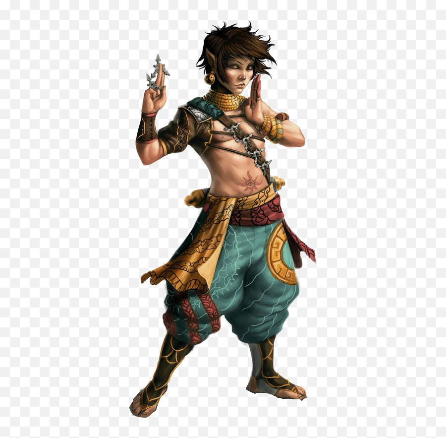 Download Halfling Monk Boy - Du0026d Halfling Monk Png Image Dnd Halfling Monk,Monk Png