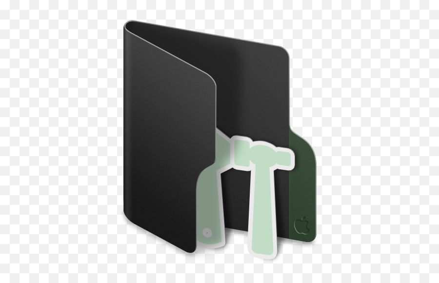 Setting Icon - Mac Os Black Folder Icons Softiconscom Png,Sitting Icon