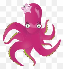 Vector Tentacles Pink Picture - Octopus png