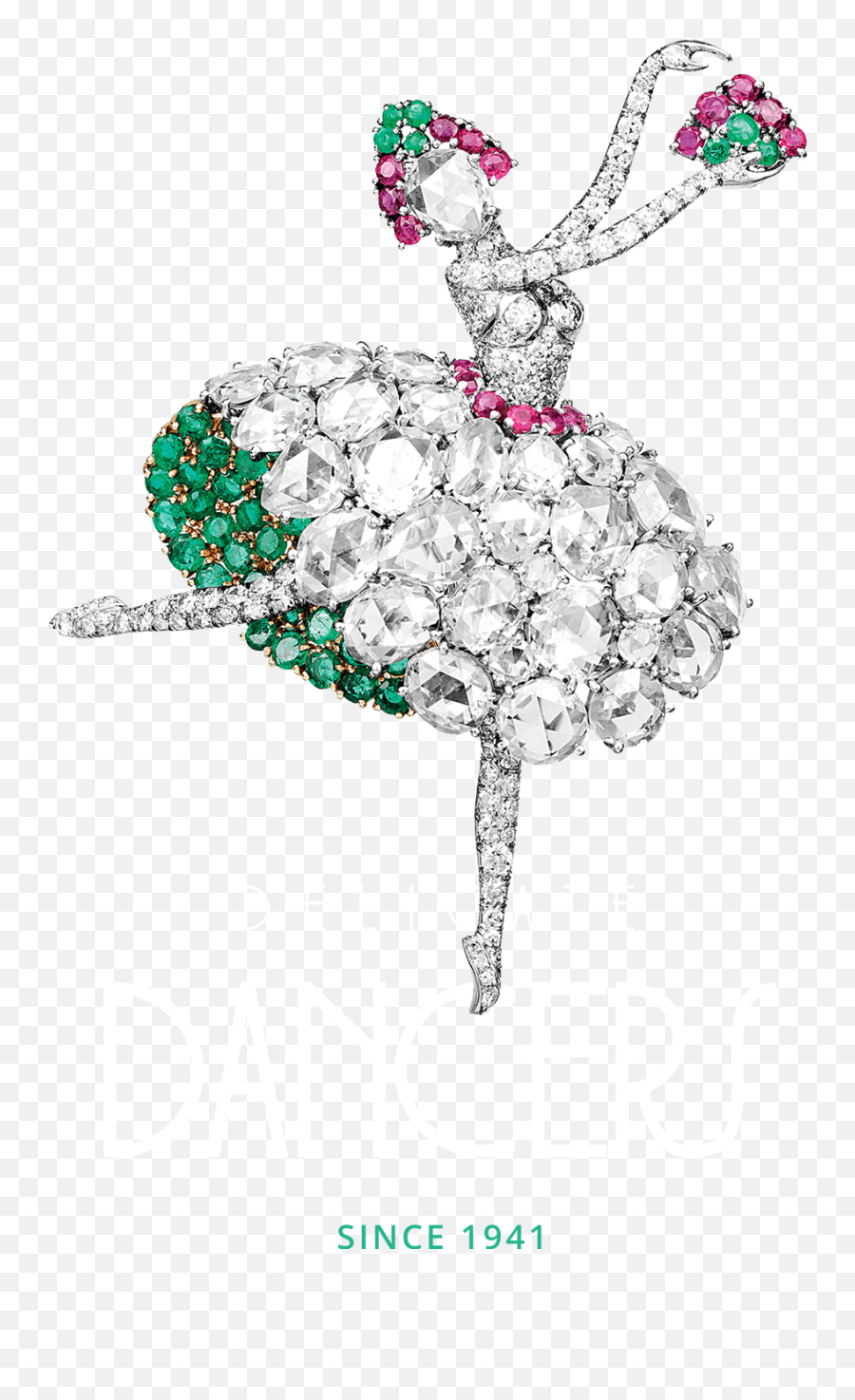 Dancers - The Heritage Gallery Van Cleef U0026 Arpels Ballerina Clip Van Cleef Png,Dancers Png