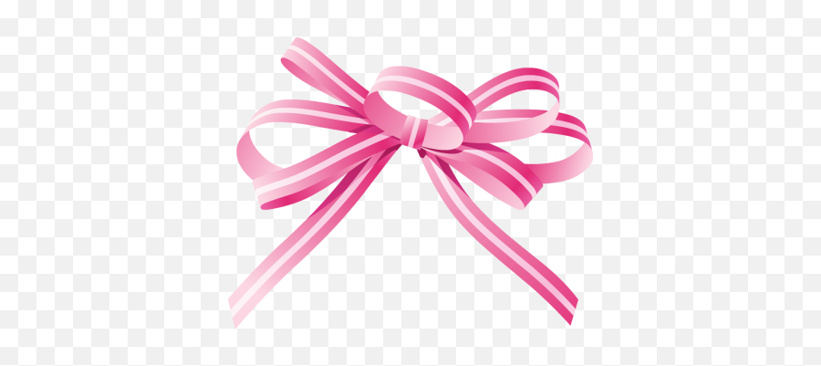 Pink Bow Png Clipart Ribbon And - Vector,Pink Bow Png