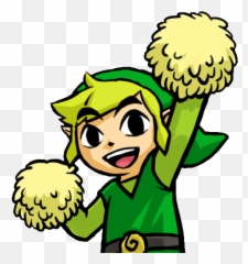 Edited Communication Icons From Triforce Heroes Link To Wind - Legend Of Zelda Red png