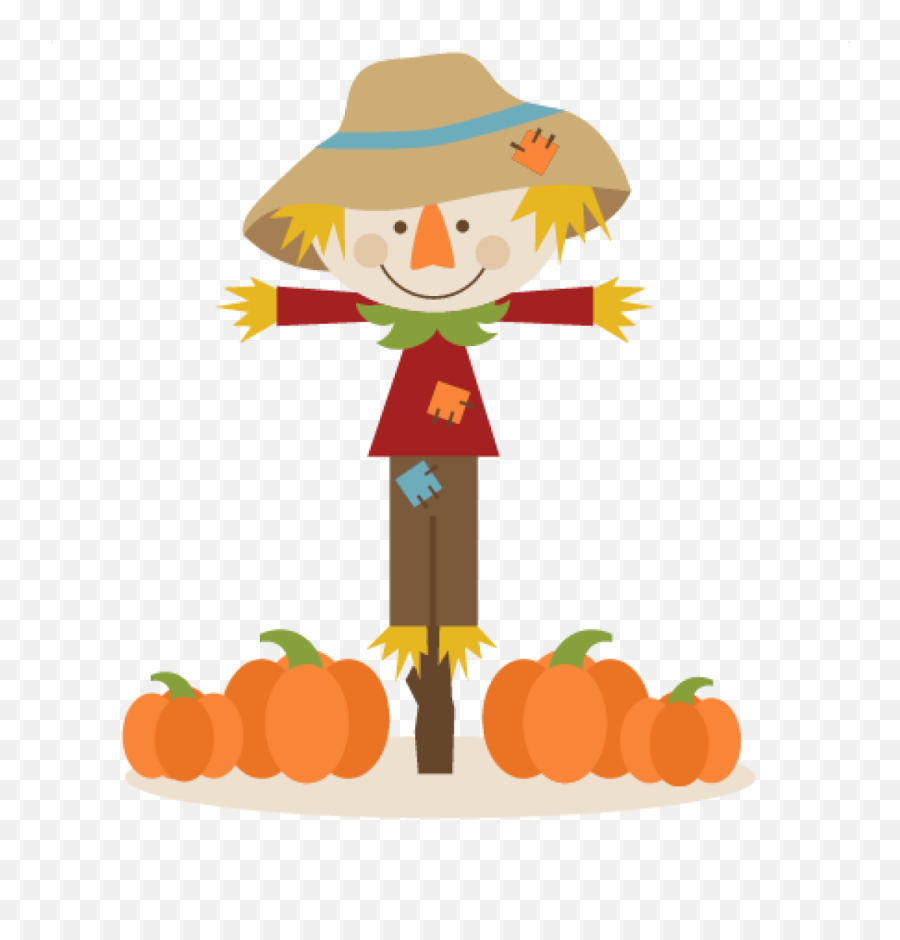 Thanksgiving Scarecrow Clipart - Cute Fall Scarecrow Clipart Png,Scarecrow Png