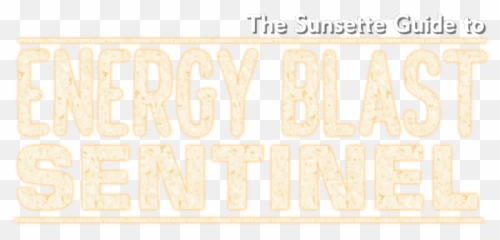 Guide To The Energy Blast Sentinel - Darkness png