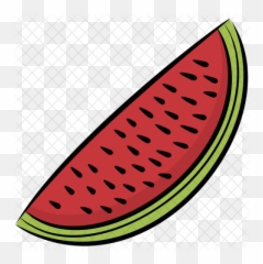 Watermelon Slice Icon Of Doodle Style - Watermelon Png,Watermelon Slice Png