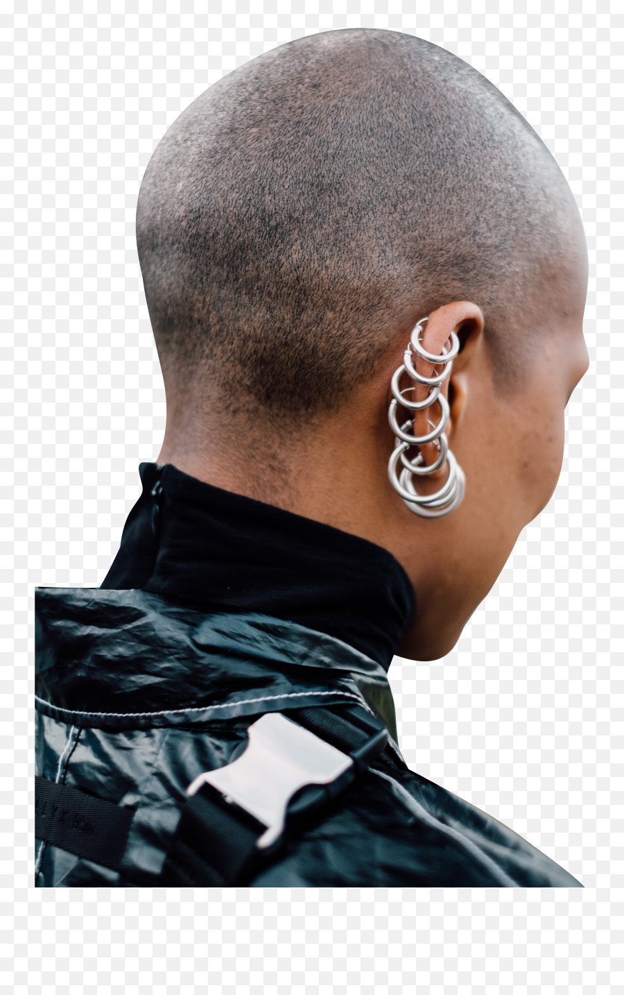 Bald Head Girl Transparent Background Png